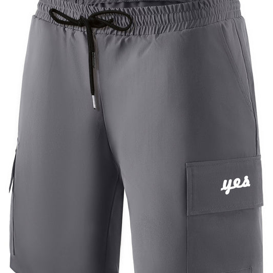 Classic Cargo Shorts Men s Casual Pocket Waist Drawstring Cargo Shorts