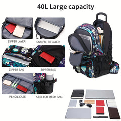 Lightweight Hiking Backpack with Laptop Compartment