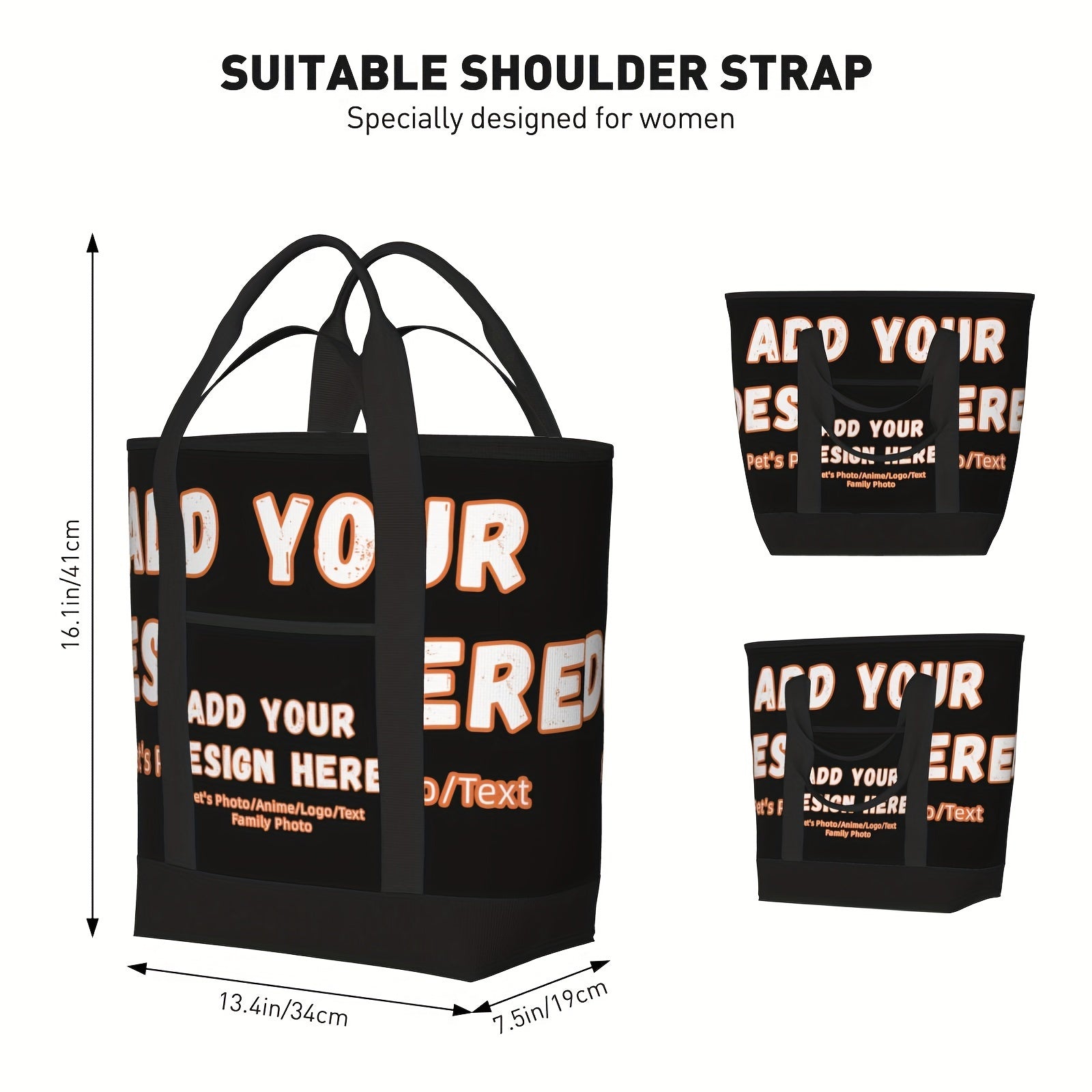 Large Insulated Cooler Tote Bag for Travel and Picnic