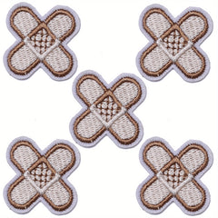 J CARP 5pcs Music Patches For Jackets Hats Backpacks Men's