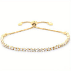 Crystal Tennis Adjustable Bracelet