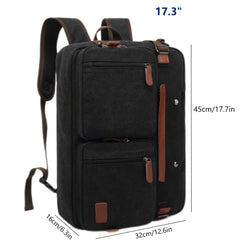 Convertible Laptop Bag Messenger Bag Backpack Briefcase For Men Women Business S