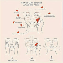 Heart Shape Gua Sha Massage Tool For Face Scraping