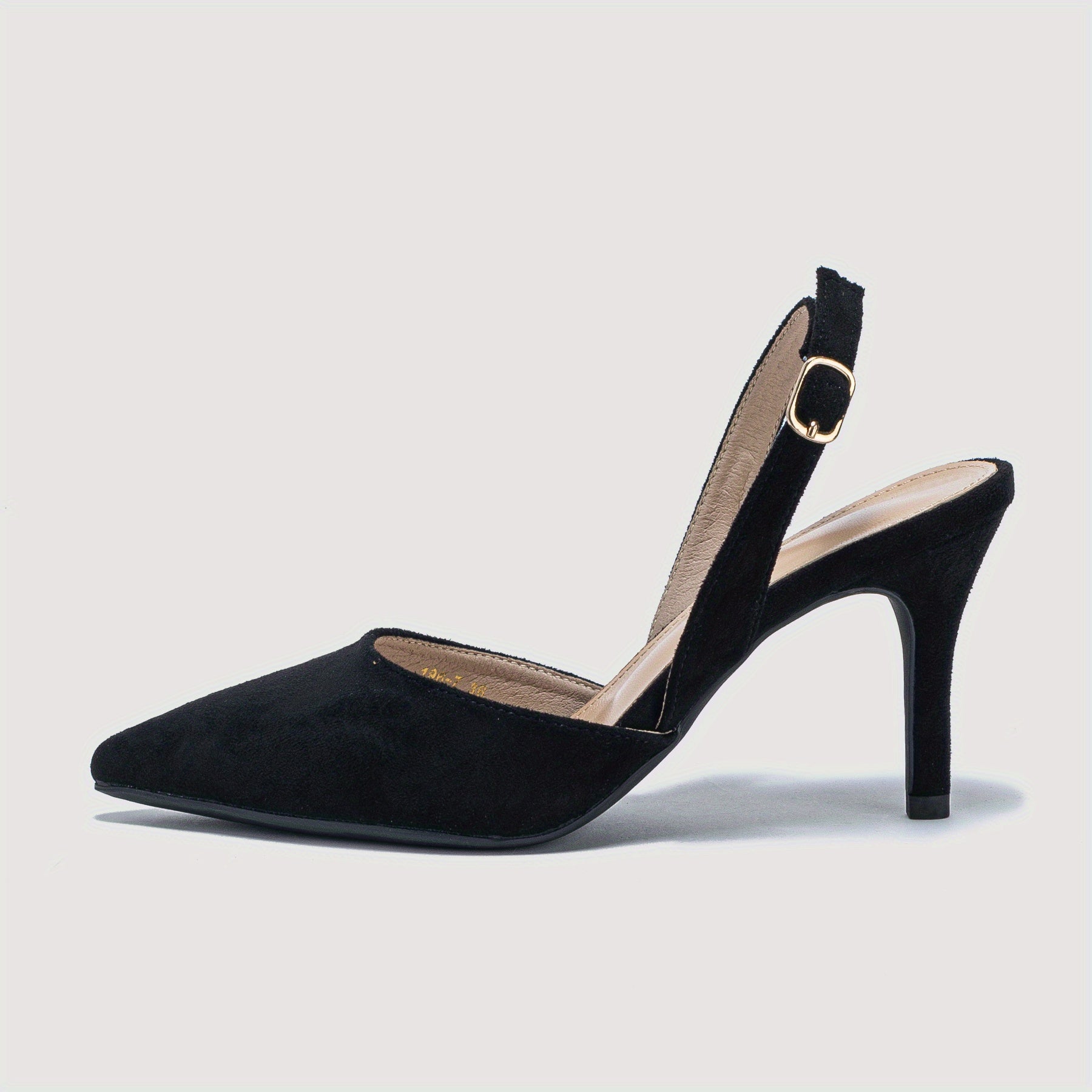 Women's Buckle Strap Stiletto Heels Slingback Pumps