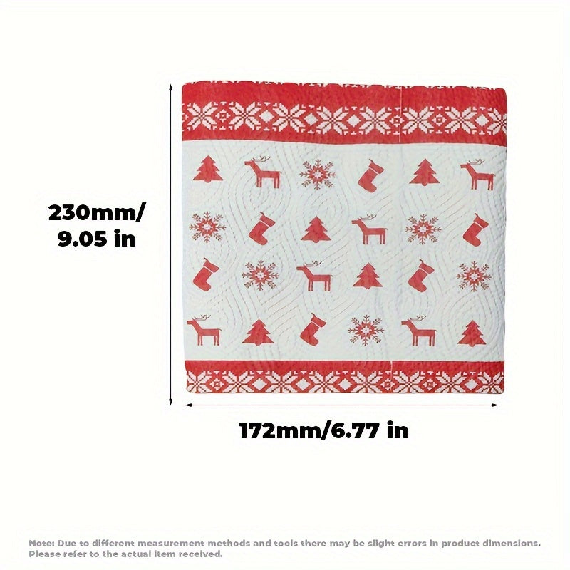 Christmas Printed Paper Towel 3 ply Roll Kitchen Tissue Disposable Wipe