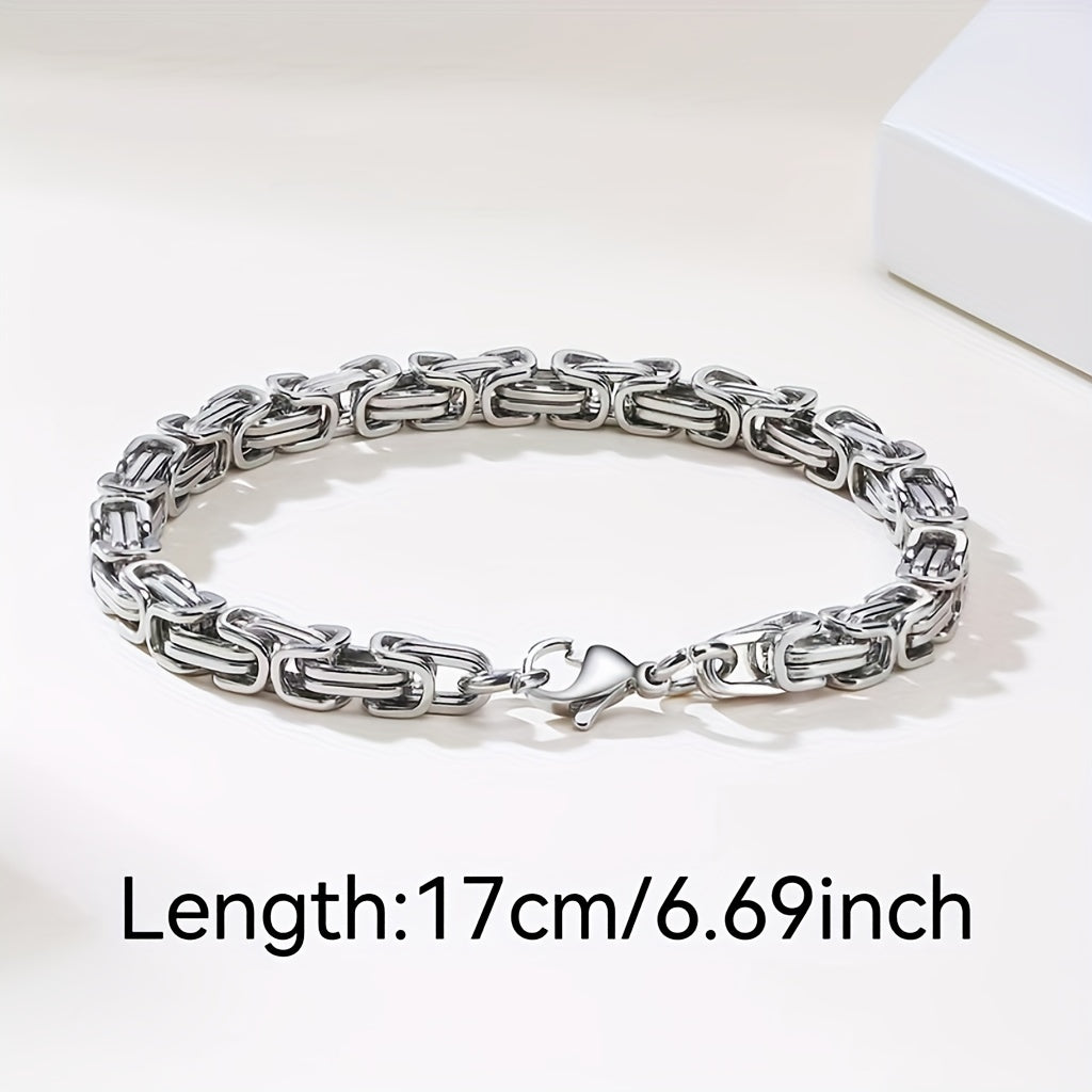 Men's Stainless Steel Chain Bracelet