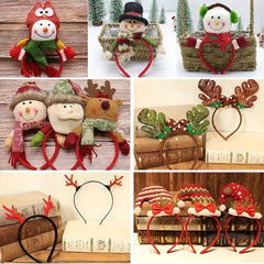 Girl's Christmas Decorations Headband Party Props Children's Head Hoop
