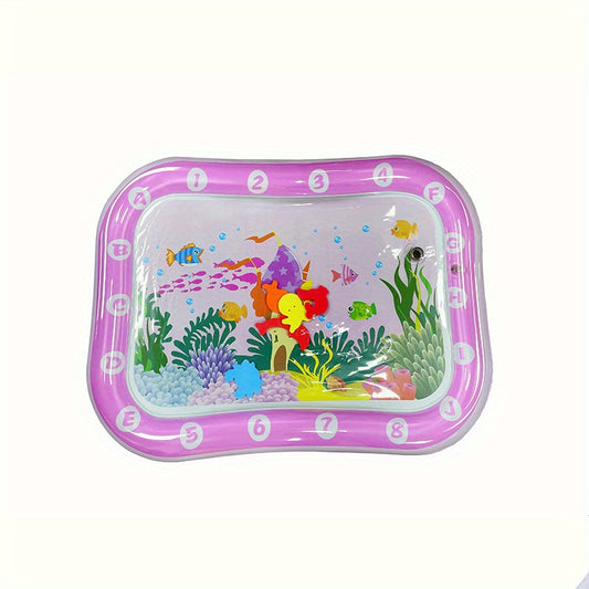 WELLFAR Pink Inflatable Crawling Mat with PE Surface