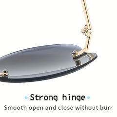 Boys Girls Teen Rimless Sunglasses Sun Protection Casual Accessory