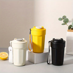 15oz Stainless Steel Sports Insulated Water Cup Portable with Rope