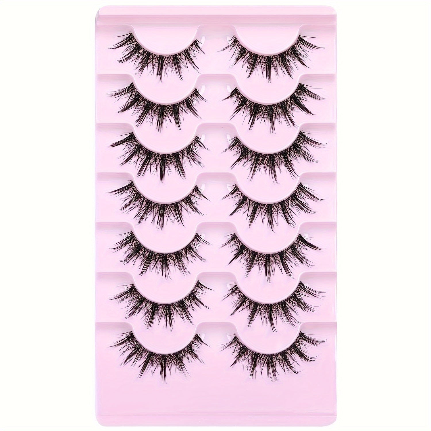 Natural Look Anime Lashes Cosplay False Eyelashes 3D Wispy Eyelashes