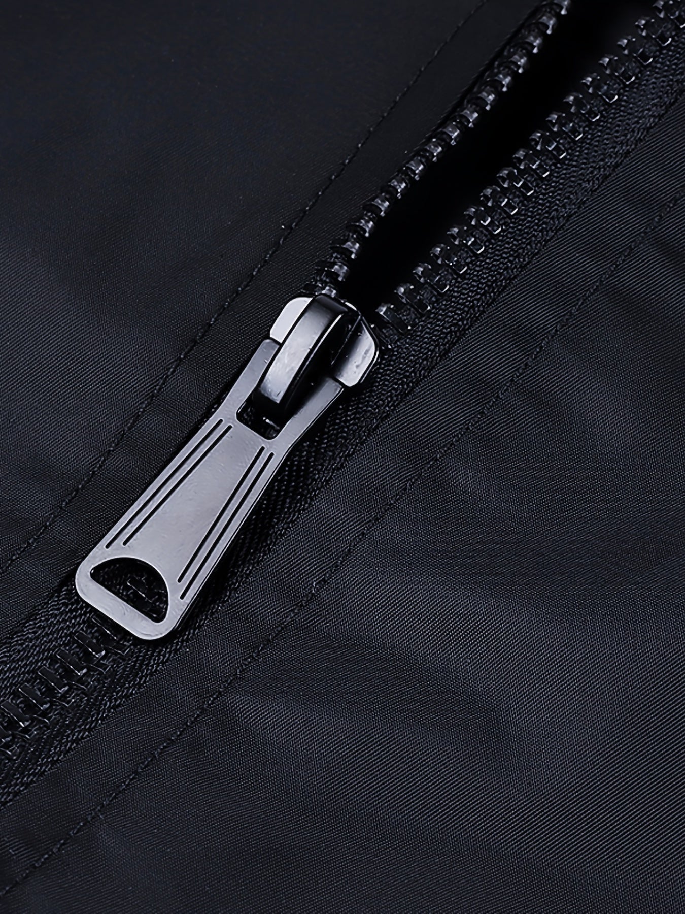 Men's Slim Nylon Flight Suit Jacket Casual Windproof Embroidered Motorcycle Jack