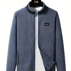 Cozy Plush Fleece Jacket Men's Winter Coat