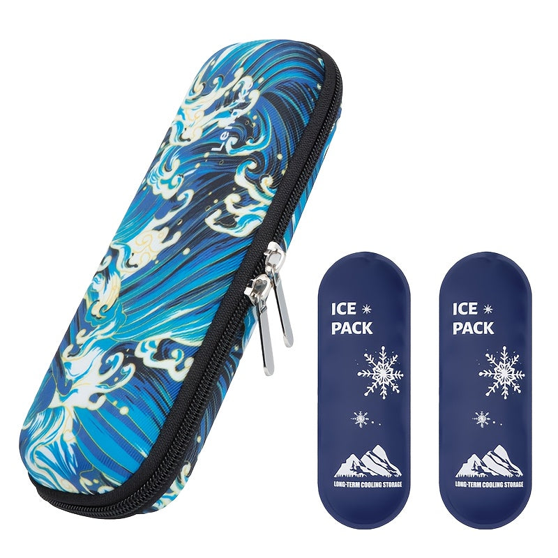 Insulin Cooler Travel Case with 2 Gel Ice Pack
