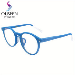 OUWEN TR90 Light Glasses For Kids 8-12 Years Old Flexible Arms