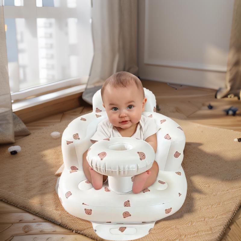 Kids Inflatable Learning Sofa Chair Portable Soft Comfortable Plastic