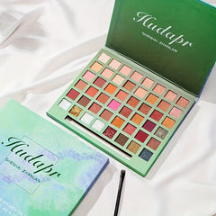 48 Rainbow Eyeshadow Palette Matte Pearly Finish for Natural Look