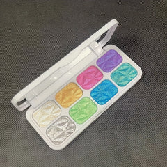8-Color Chameleon Glitter Eyeshadow Palette for Macaron Makeup