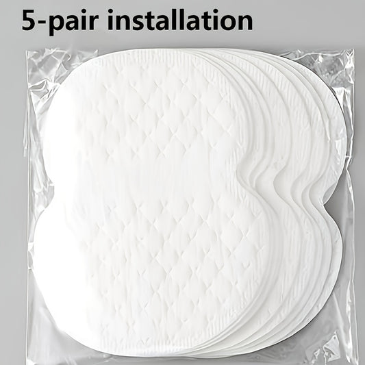 10pcs Underarm Sweat Absorbing Patch Ultra Thin Sports Sweat Pads