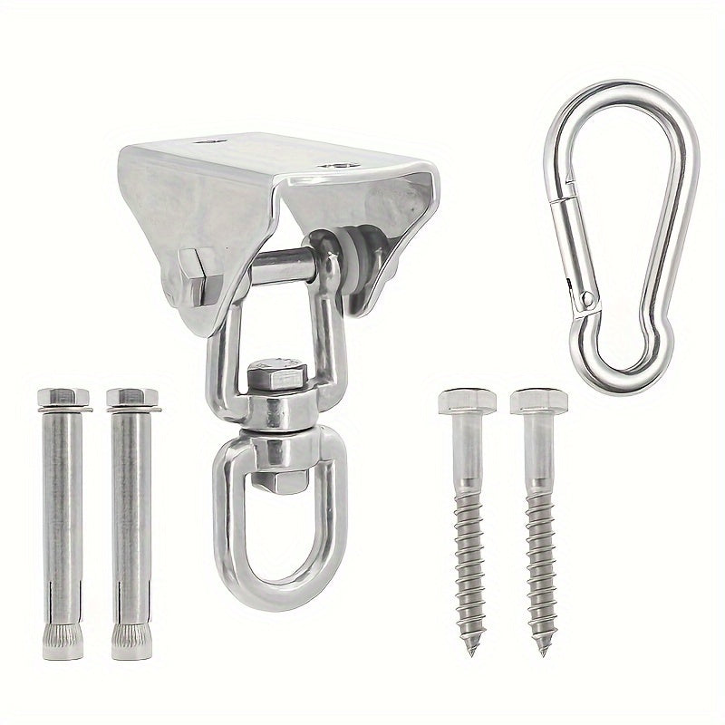 Stainless Steel Swing Hanger Hook Rotate High Strength Porch Patio Playground Eq