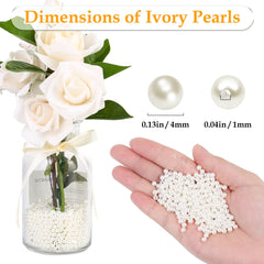 Ivory Pearl Craft Beads Loose Pearls For Jewelry Making