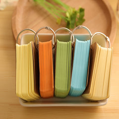 Portable Word Book Card Loose Leaf Book Ring Buckle Note Book