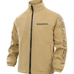 Men's Polar Fleece Stand Collar Jacket