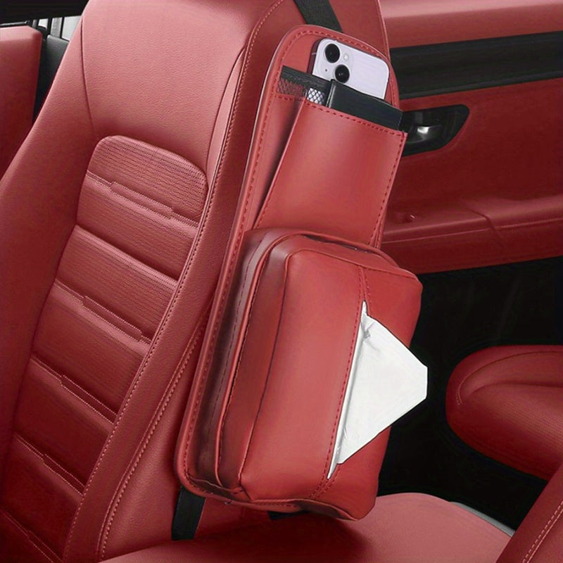 High Seat Side Storage Bag Car Tissue Box Car Interior Decoration