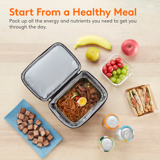 Insulated Cooler Bag 7L Waterproof Thermal Lunch Box for Work School Picnic