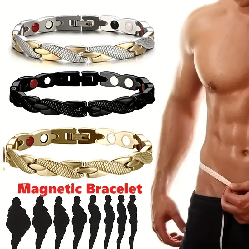 Men's Magnetic Bracelet with Healing Therapy
