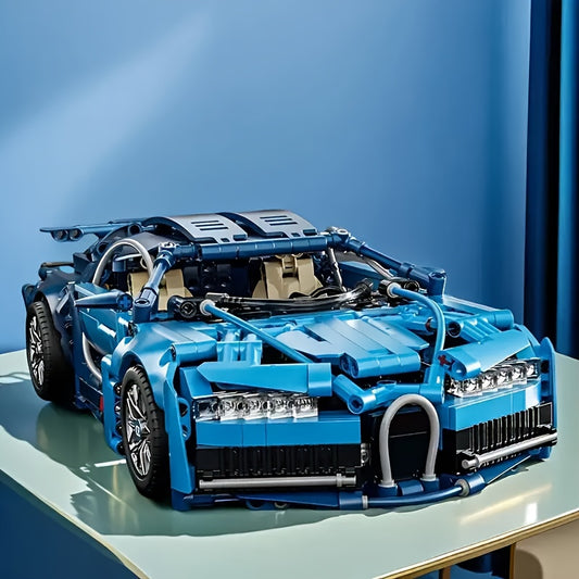 3910pcs Sports Car Building Block Set ABS Plastic Assembly Toy