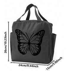 Leakproof Insulated Lunch Bag Butterfly Design