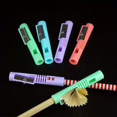 Whistle Shape Makeup Sharpener Single Hole Macaron Stationery Pencil Sharpener