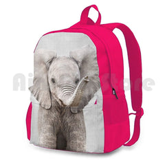 Colorful Outdoor Hiking Backpack Waterproof Camping Travel Elephant