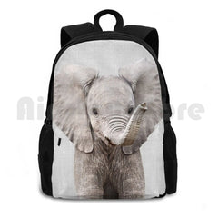 Colorful Outdoor Hiking Backpack Waterproof Camping Travel Elephant