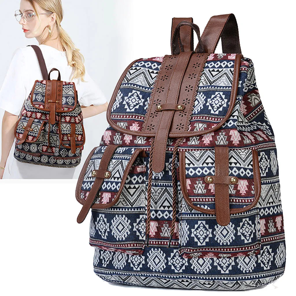 Small Polyester Backpack for Girls Travel Camping