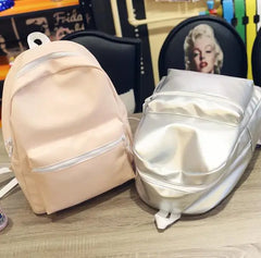 Lady PU Backpack Girl Travel Bag School Campus Bag