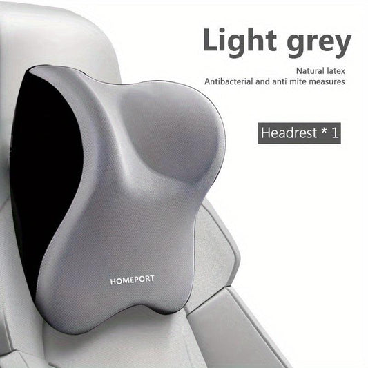 Car Headrest Lumbar Pillow Memory Foam Neck Waist Support