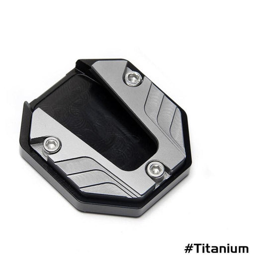 Motorcycle Kickstand Extension Anti Skid Base for Improved Stability