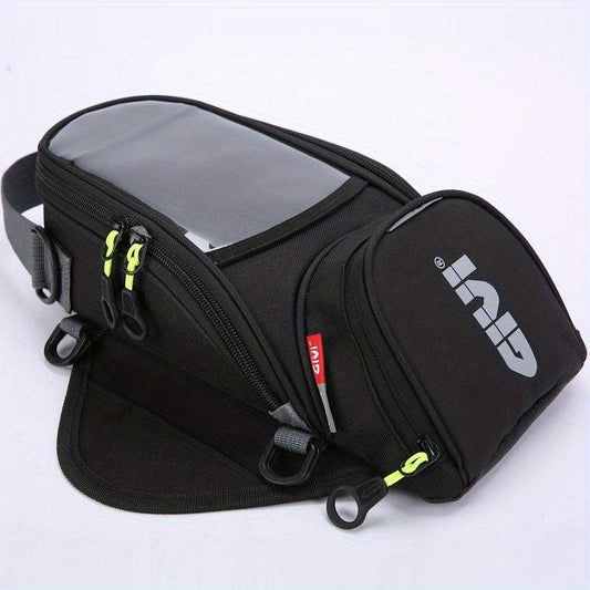 Water Resistant Motorcycle Tank Bag with Phone Holder