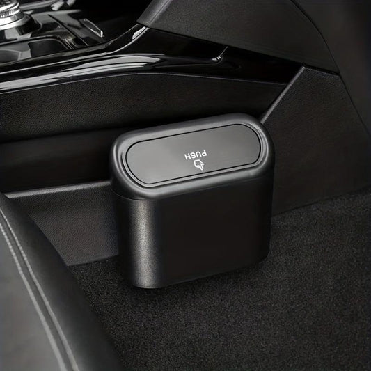 1pc Car Trash Can Car Storage Bin Multifunctional Garbage Bin