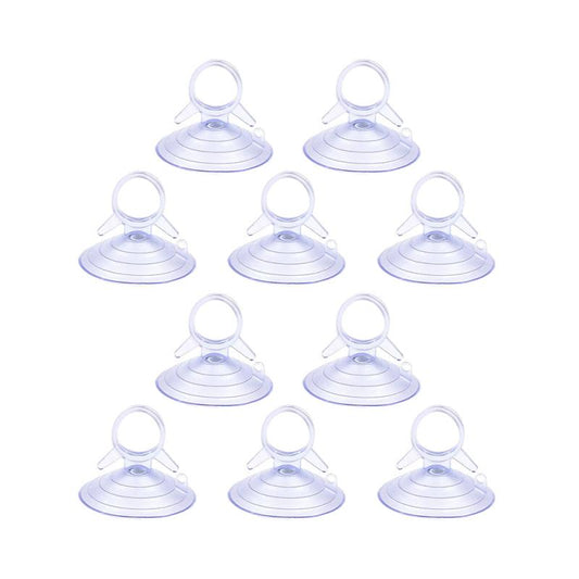 10pcs Clear Suction Cup Suckers Hook Car Sun Visor Rubber Suction Cups Clip