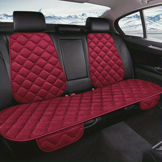 Plush Car Seat Cover Rear Cushion Breathable Protector Mat Pad Universal