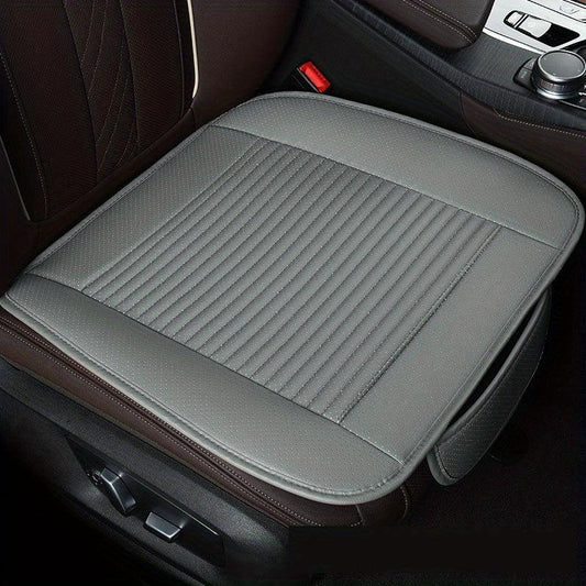 Car Seat Cover Front Rear Leather Protect Cushion Seat Cushion