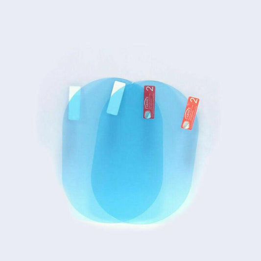 2pcs Car Rainproof Clear Film Rearview Mirror Anti Fog Waterproof Film