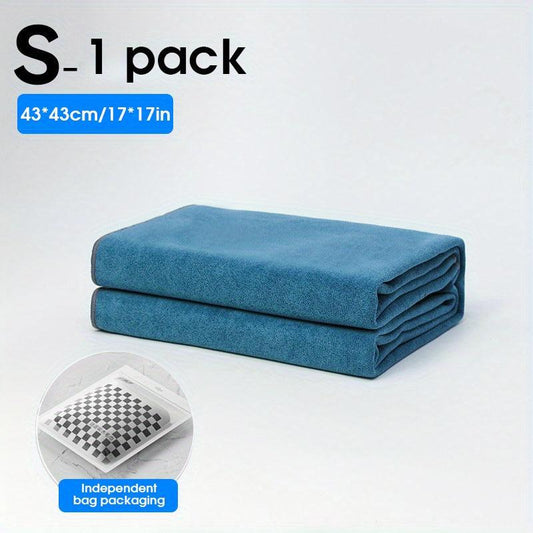 Advanced Car Wash Towel Double-sided Short Wool Thick
