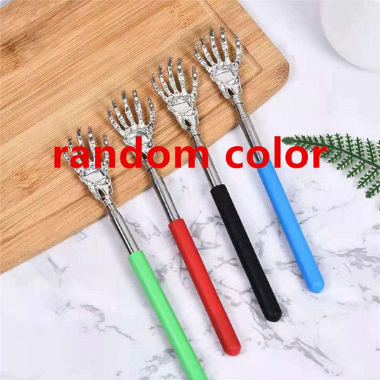 Retractable Back Scratcher Stainless Steel Horn Massager