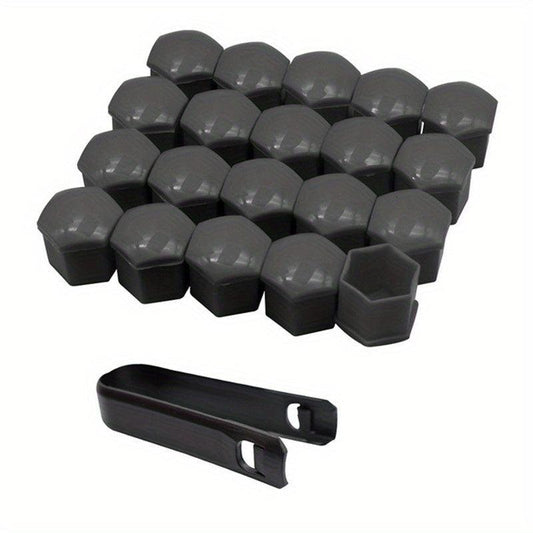 20pcs Wheel Nut Rim Cover 17mm Car Wheel Hub Protection Anti Theft Cap