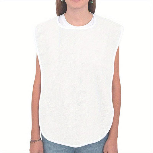 Adult Anti Stain Eating Bib Keeps Clothes Clean & Dry