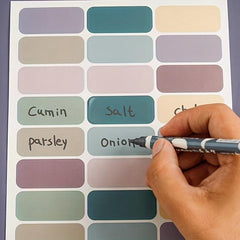 120 Morandi Label Storage Room Name Sticker